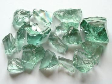 Glass Stones 20-40 mm Green | fire pit glass | glass lump